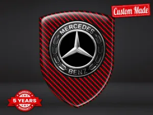 Mercedes Emblèmes Auto Personnalisés Sport Qualité Minimal